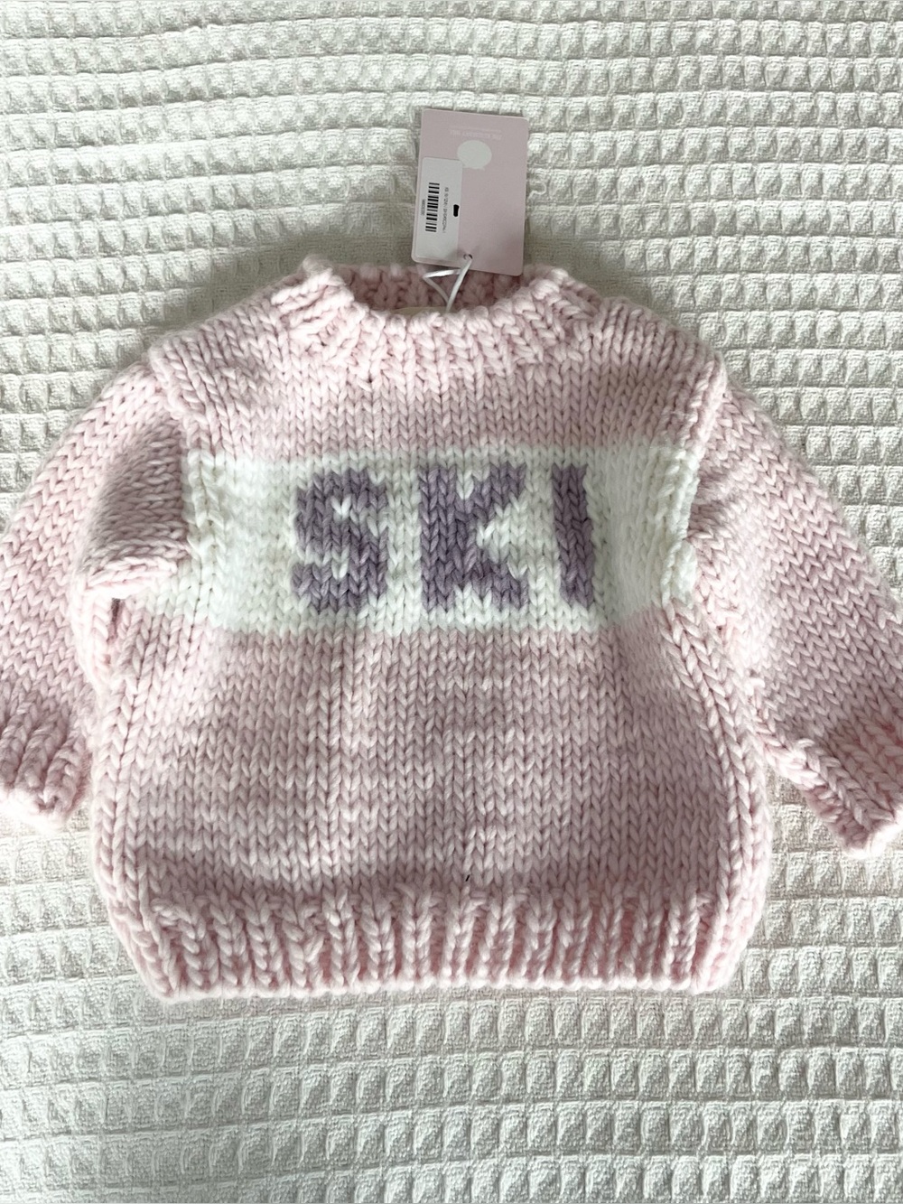 The Blueberry hill light pink ski sweater NWT size 6-12M